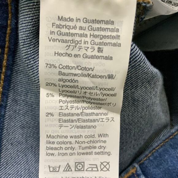 Madewell Jeans Womens 29 Slim Wide Crop Button Fly Mid Wash Streetwear Denim NWT - Picture 10 of 15